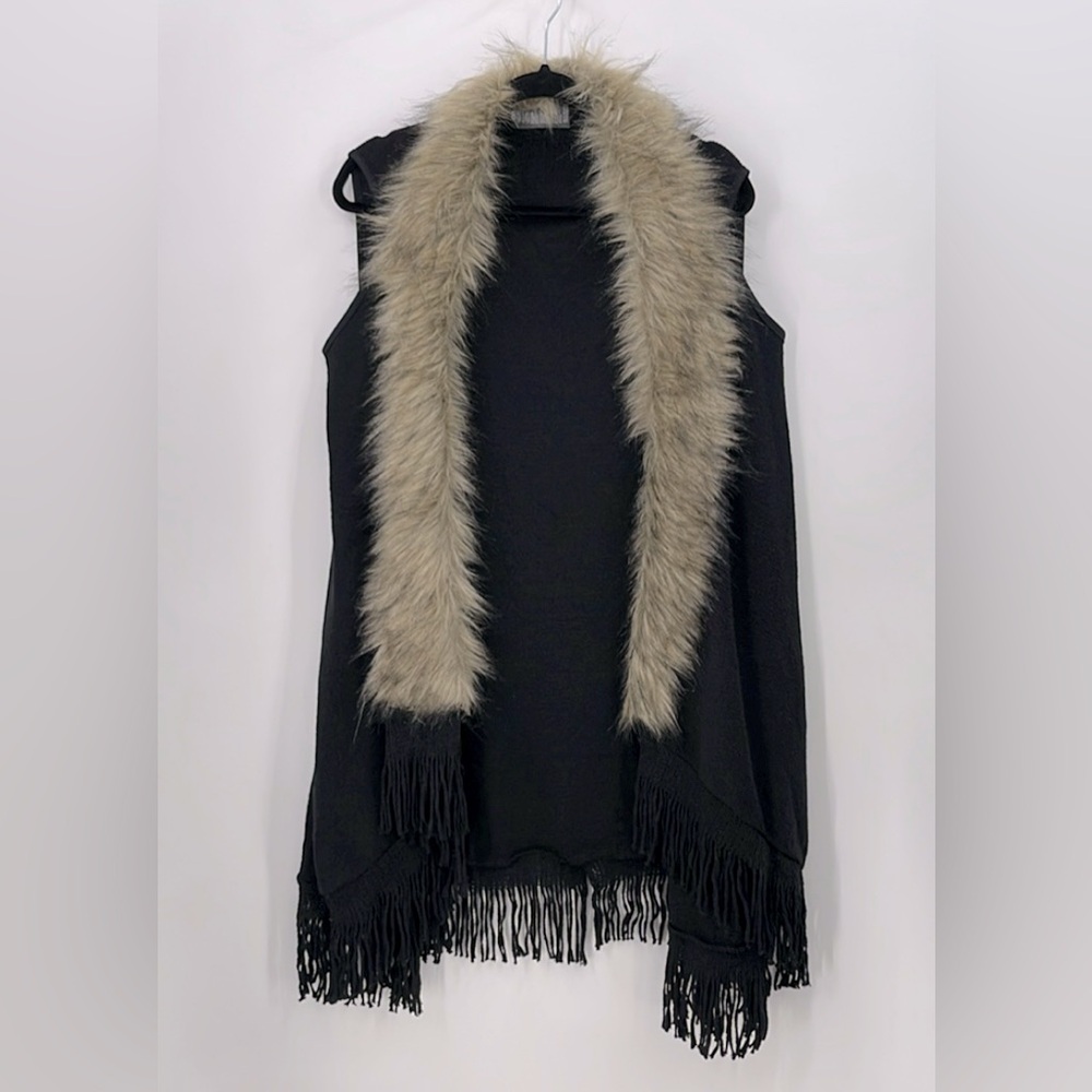 NWOT LA Express Faux Fur Vest